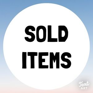 Items past here have been sold